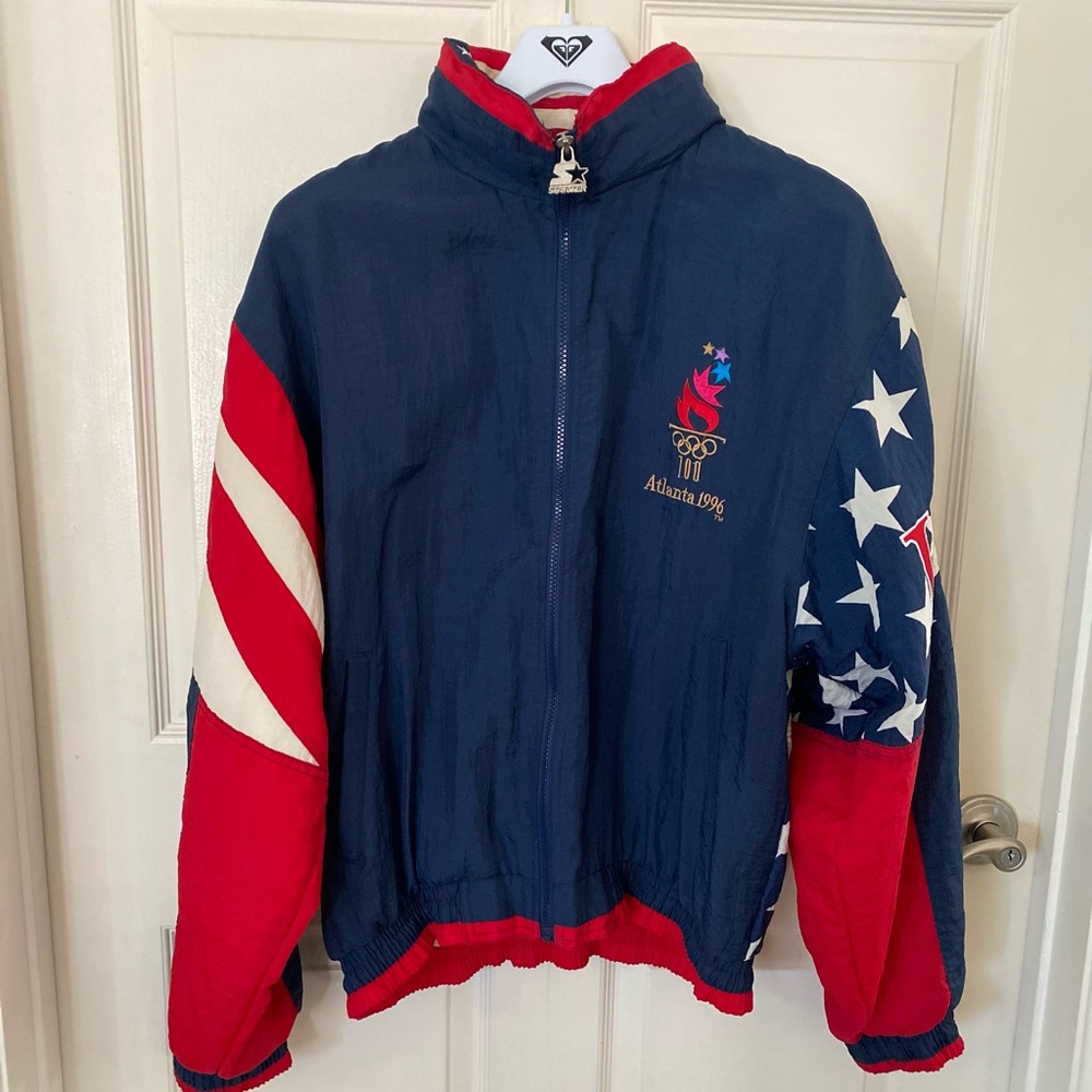 Vintage 1996 Atlanta USA Olympic Games STARTER Jacket.